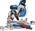 Bosch Professional Kappsäge Gehrungssäge GCM 12 GDL (2000 Watt, inkl. Doppellinienlaser, Kreissägeblatt, Spannzange, Sägeblattdurchmesser: 305mm) : Baumarkt