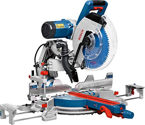 Bosch Professional Kappsäge Gehrungssäge GCM 12 GDL (2000 Watt, inkl. Doppellinienlaser, Kreissägeblatt, Spannzange, Sägeblattdurchmesser: 305mm) : Baumarkt