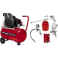 Einhell Kompressor TC AC 190/24/8 (1500 W., max. 8 bar, 24 l Tank, 165 l/min Ansaugleistung, Motordrehzahl 2850 min 1, Druckminderer, Manometer, Ölschmierung, inkl. 5 tlg. Druckluftset) : Baumarkt