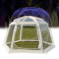 5 7 Personen Iglu Kuppel Garten Terrassen Baldachin Blasenzelt, transparentes Outdoor Bubble House Camp Zelt für Camping Party, Wind  und regensicher, leicht zu tragen : Sport &amp; Freizeit