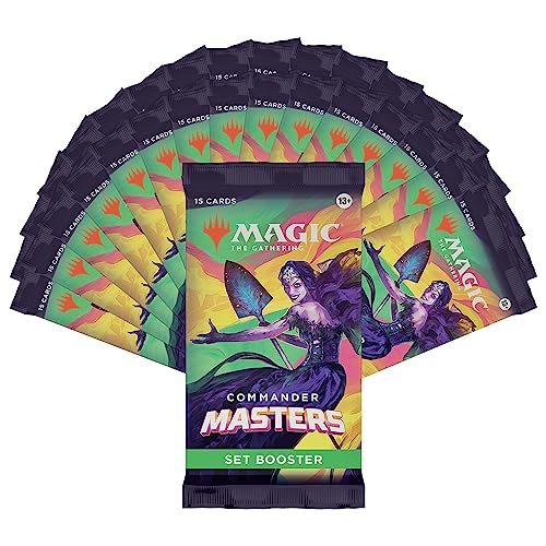 Magic: The Gathering Commander Masters Set Booster Box, 24 Packs (360 Magic Cards   Englische Version): Spielzeug