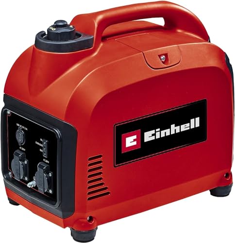 Einhell Stromerzeuger (Benzin) TC IG 2000 (max 2400 W, 4 L Tank, Inverter, 1800 Watt Dauerleistung, 4 Takt Motor, 2x 230 V, 2x USB Anschluss, Ölmangel  &amp; Überlastschutz) : Garten