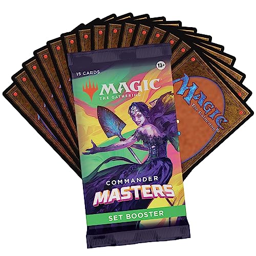 Magic: The Gathering Commander Masters Set Booster Box, 24 Packs (360 Magic Cards   Englische Version): Spielzeug