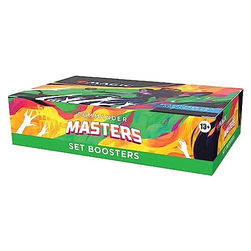 Magic: The Gathering Commander Masters Set Booster Box, 24 Packs (360 Magic Cards   Englische Version): Spielzeug