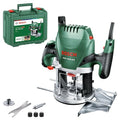 Bosch Oberfräse POF 1400 ACE (1400 W; für Holzbearbeitung; 3x Spannzange; Fräser; Parallelanschlag; Absaugadapter; im Koffer), Testnote: Testsieger (Magazin: selbst ist der Mann) : Baumarkt