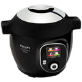 Krups CZ7158 Cook4Me  Connect Multikocher | 1600 Watt | elektrischer Schnellkochtopf | inkl. kostenlose App | Bluetooth Steuerung | 4 Liter Fassungsvermögen | Schwarz/Chrom