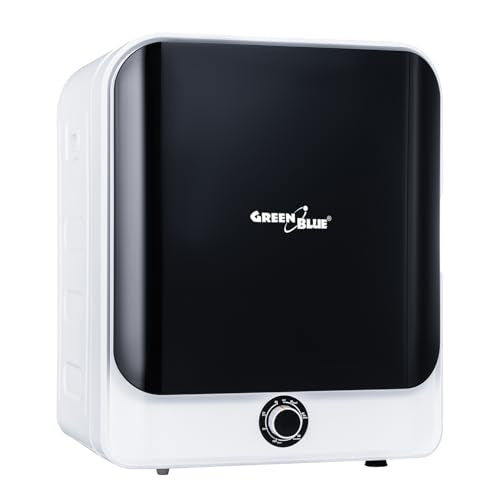 Green Blue GB415 Elektrischer Wäschetrockner | 3 kg Füllgewicht | Einstellbare Trockenzeit 20 180 Minuten | 830 W Leistung | Ablufttrockner für Kleidung | Freistehend oder Wandmontage : Elektro Großgeräte