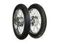 MZA Set: 2 Kompletträder 1,5x16"" Stahlfelge verchromt   Chromspeichen   Reifen Vee Rubber 094 : Auto &amp; Motorrad