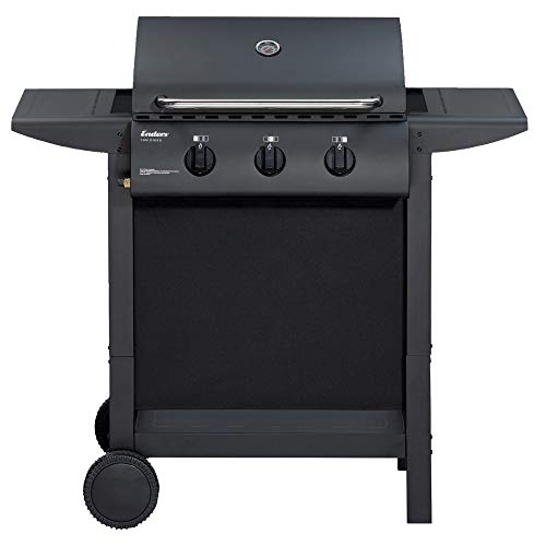 Enders Gasgrill SAN DIEGO 3, mit Thermometer, 3 Brenner aus Edelstahl, kleiner , Rost, Balkon Grill, stabile Seitenablagen, leistungsstark, 50,5x33 cm/1.666,5 cm², 81166 : Garten