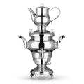 BEEM ODESSA   Samowar   3 l | Edelstahl | Türkischer Teekocher elektrisch | 1800 W| 1 l Edelstahl Teekanne mit Sieb | 3 l Wasserkocher | NEU: Dispenser mit Einhand Bedienung