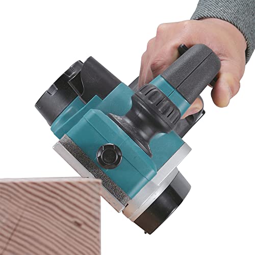Makita DKP180Z Akku Hobel (18,0 V, 82 mm, ohne Akku/ohne Ladegerät), Blau, Silber : Baumarkt
