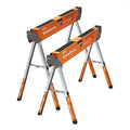 Bora Portamate Speedhorse XT Sägebock Paar, 76,2–91,4 cm höhenverstellbare Beine, Metallplatte für 2 x 4, Heavy Duty Pro Tischsägebock für Bauunternehmer, Tischler – PM 4550T, Orange, 2 Stück : Baumarkt
